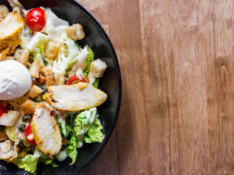 salad bowl healthy lunch food 
