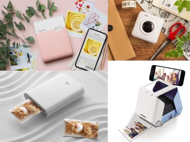 Four Different Portable Photo Printers