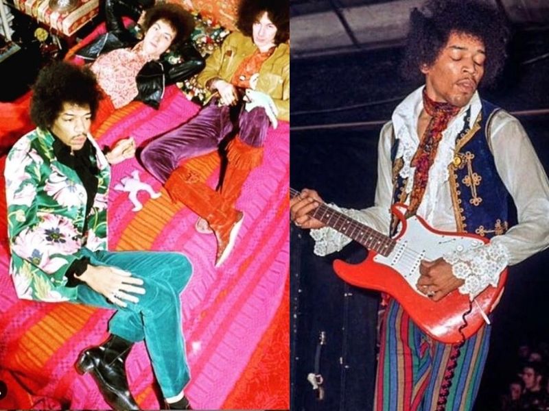 Jimi Hendrix 60s Bohemian Retro Style For Men