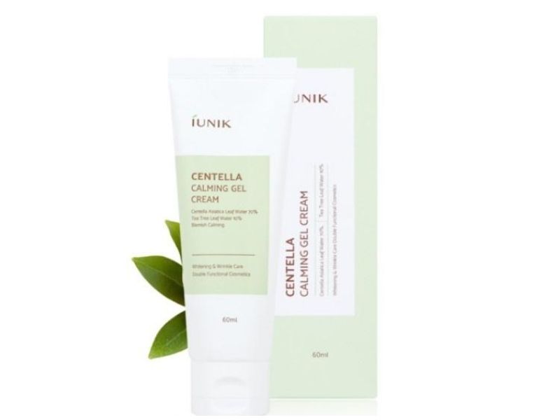 iUNIK Centella Calming Gel Cream, Korean Moisturizer For Oily Skin