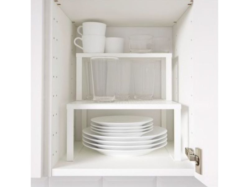 shelf inserts, kitchen cabinet organization