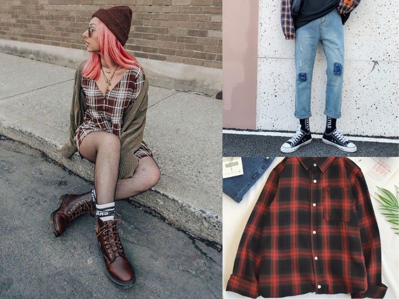 90s grunge style