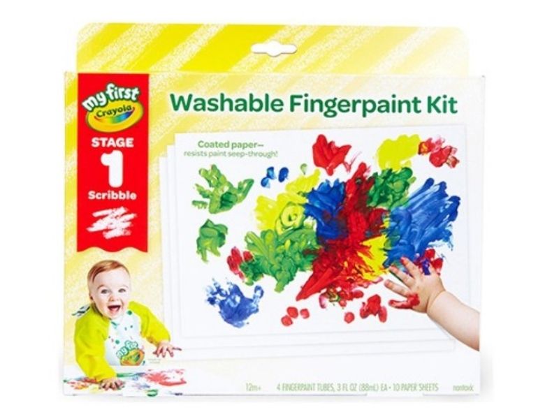 crayola finger paint set, toy for toddlers