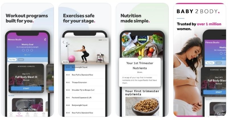 baby2body apps for pregnancy