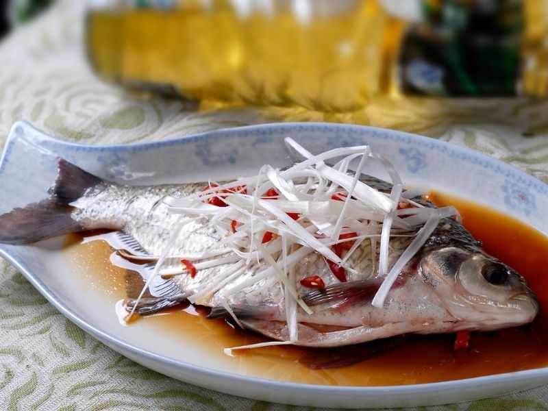 steamed fish chinese new year food