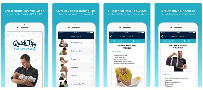 quick tips for new dads apps for pregnancy