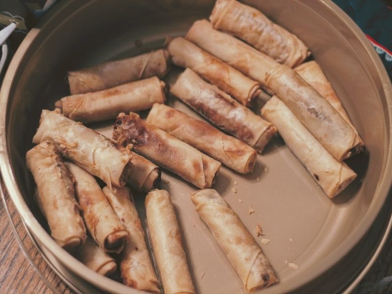 spring rolls chinese new year food