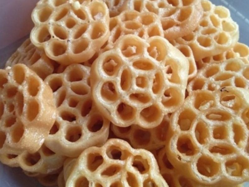 honeycomb Chinese New Year cookies