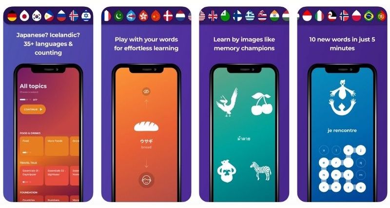 drops best language learning apps