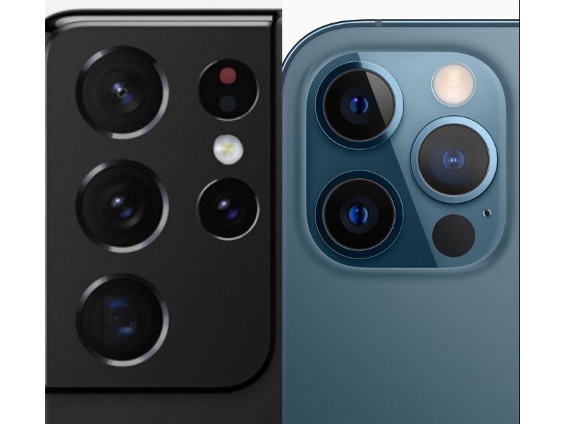 Samsung Galaxy S21 Ultra vs iPhone 12 Pro Max camera
