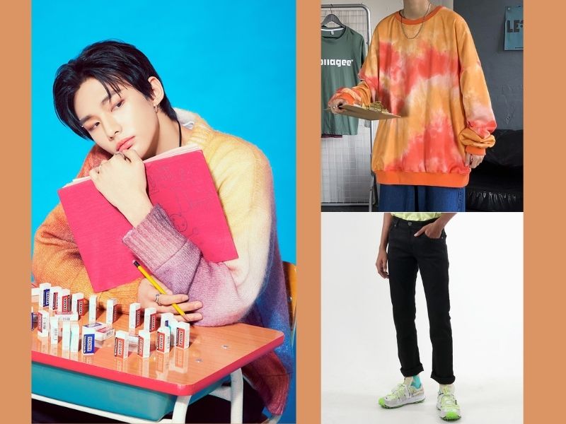 stray kids hyunjin outfit, korean outfits for men