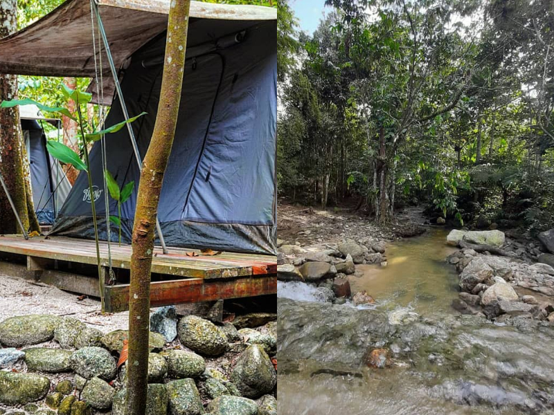 campsite in selangor rumah kebun