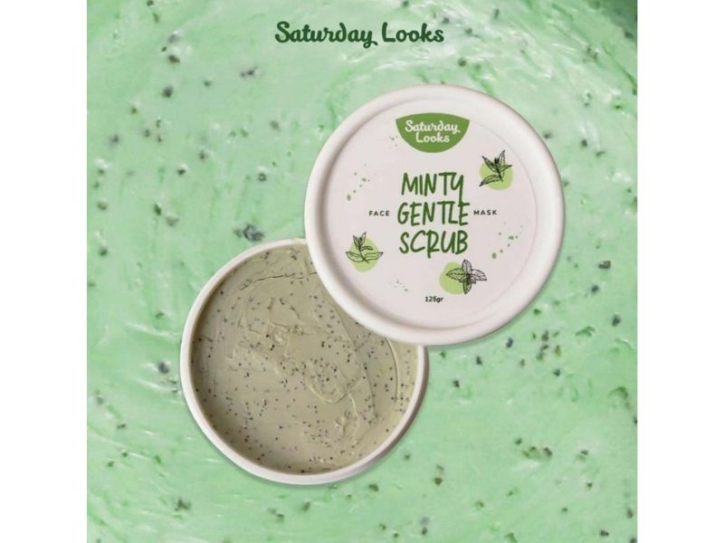 minty gentle scrub 