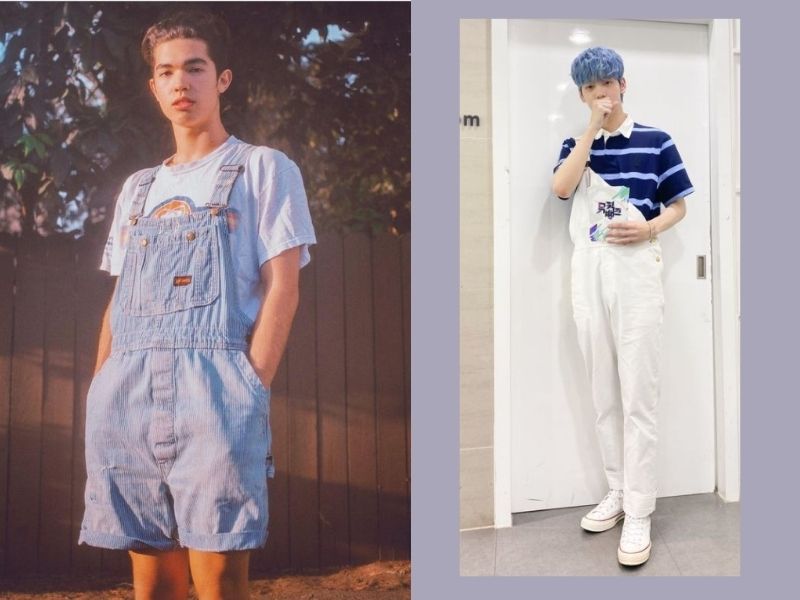 baggy overalls outfit