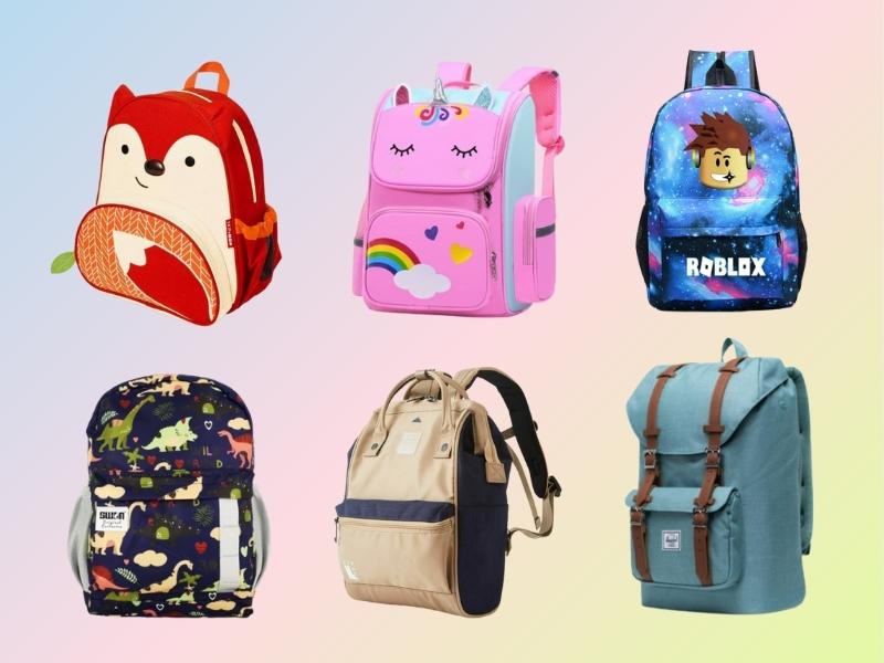 Children Backpack Fashion Unicorn bag Reflection PU Backpacks