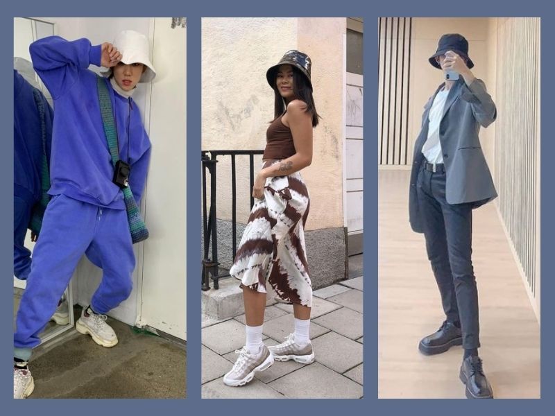 Street Style: Bucket Hat Outfit in 2023  Outfits with hats, Bucket hat  outfit, Hat fashion