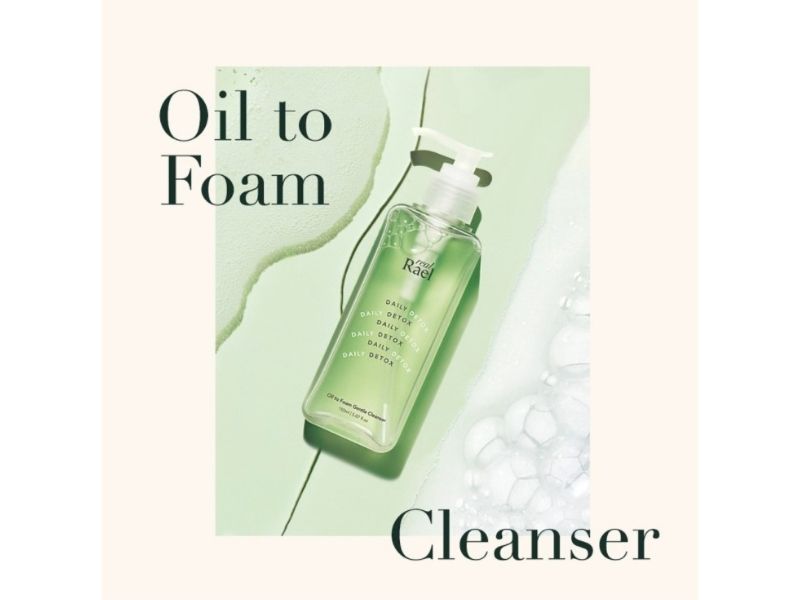 oil to foam cleanser