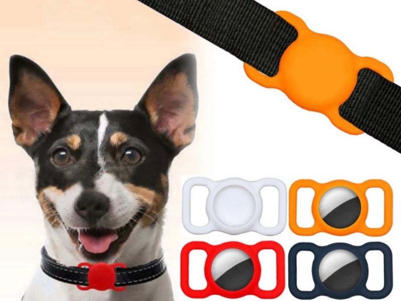 Dog collar for Apple AirTag