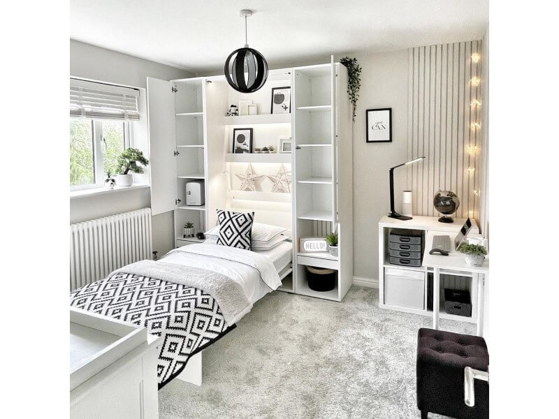 scandinavian bedroom 