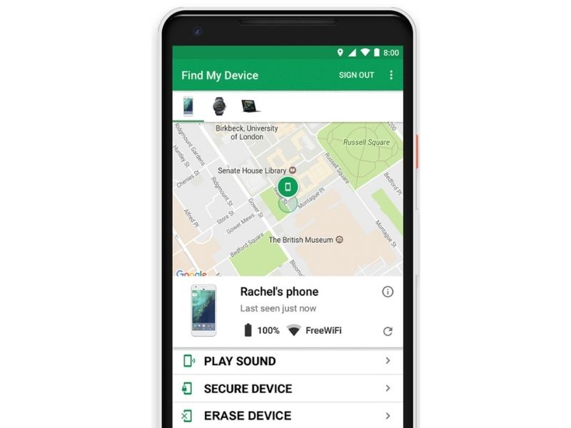 Android Find My Device how to find lost phone