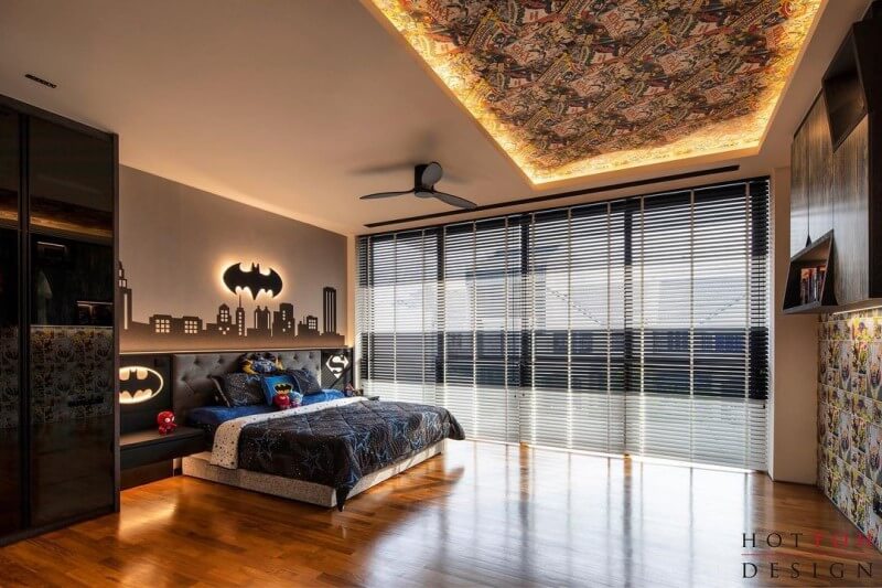 superhero batman room