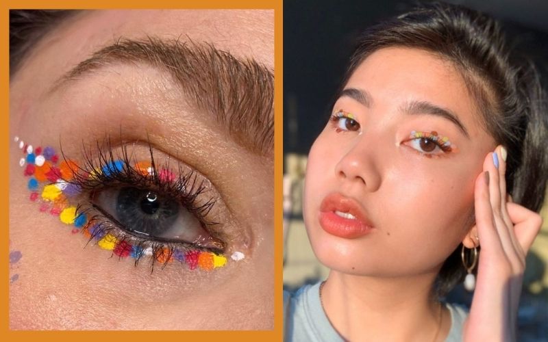 confetti eyeliner style