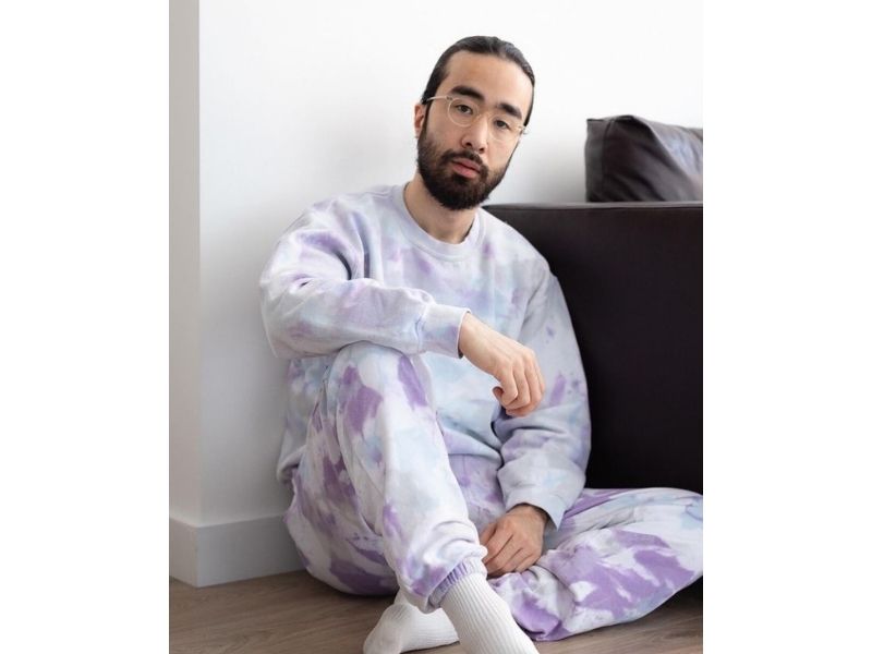 tie dye loungewear set