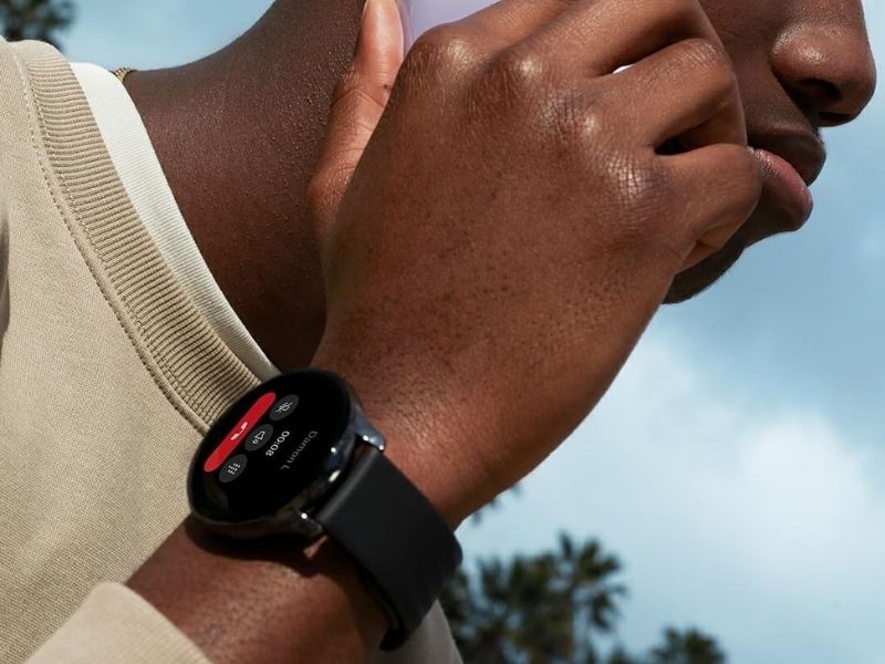 OnePlus Watch on a man’s wrist