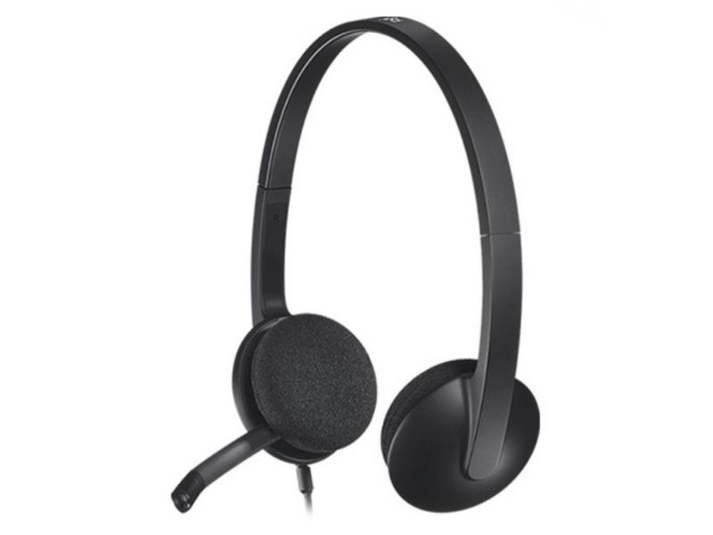 Logitech H340 headphones with microphones