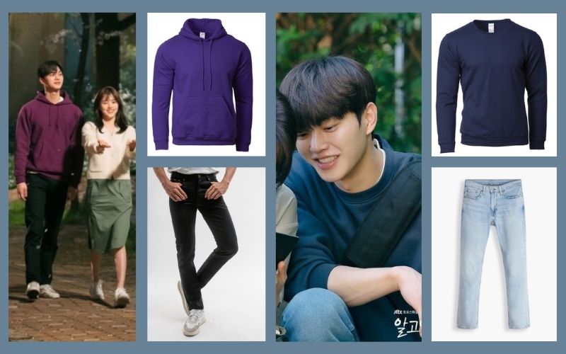 jae eon casual college outfit