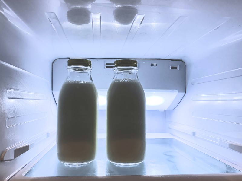 how to store breast milk in fridge