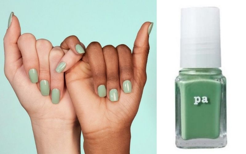 sage green nail polish edit