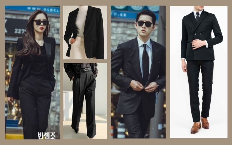 vincenzo power suit outfits