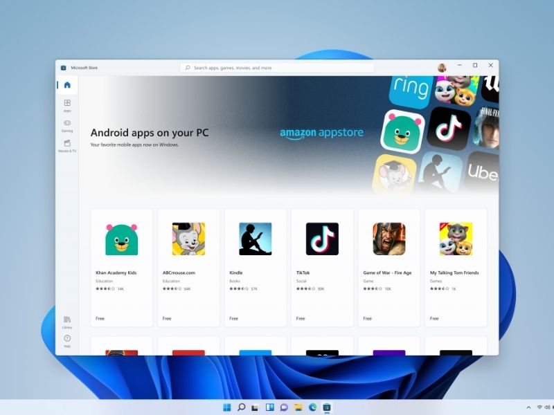 Android apps on Windows 11