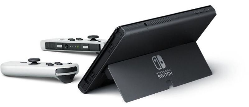 Nintendo Switch OLED Model back angle