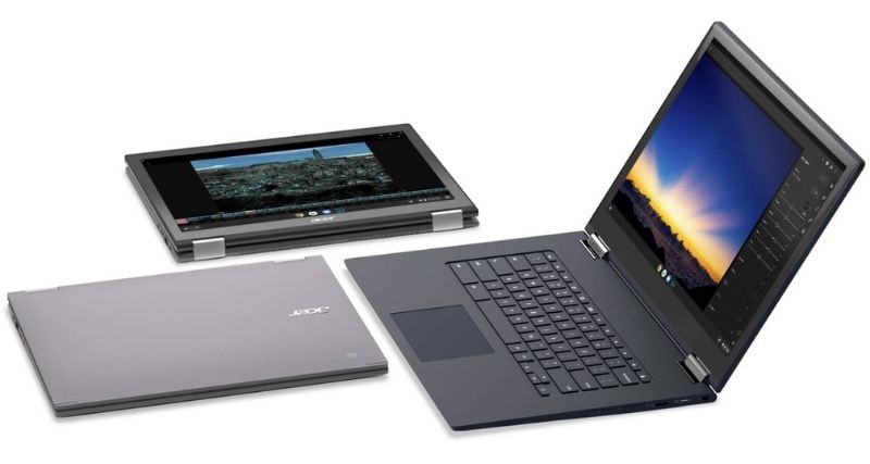 Acer Chromebook in different positions best chromebooks