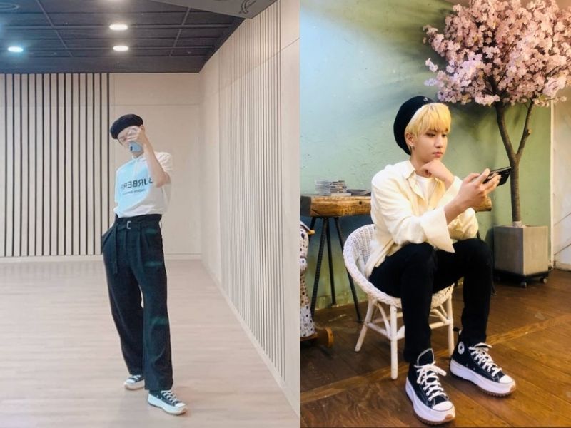 han jisung wearing converse