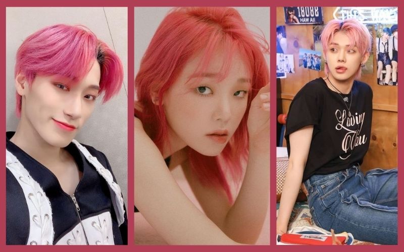 BTS Jimin's Pink Hair Color - Kpop Korean Hair and Style