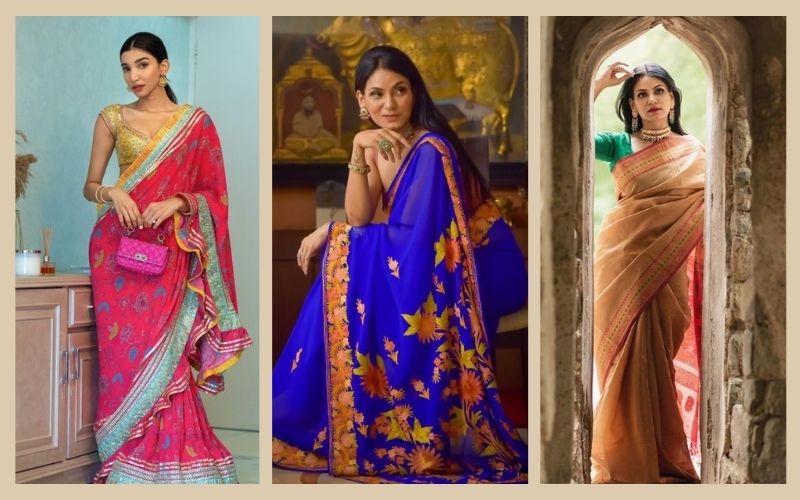 saree pakaian tradisional india