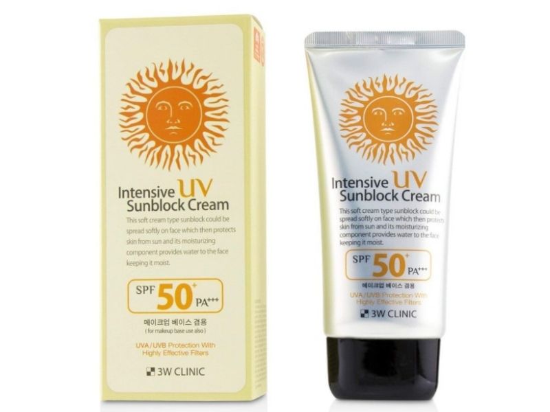 3w clinic best face sunscreen