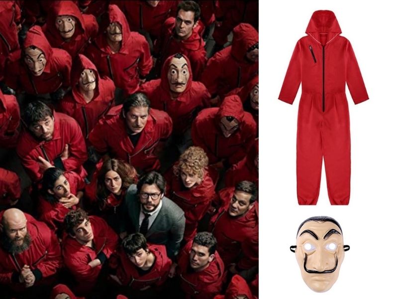 money heist, halloween costume idea