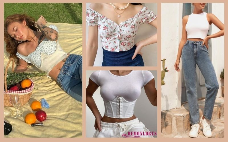 outfits with bustier tops di malaysia