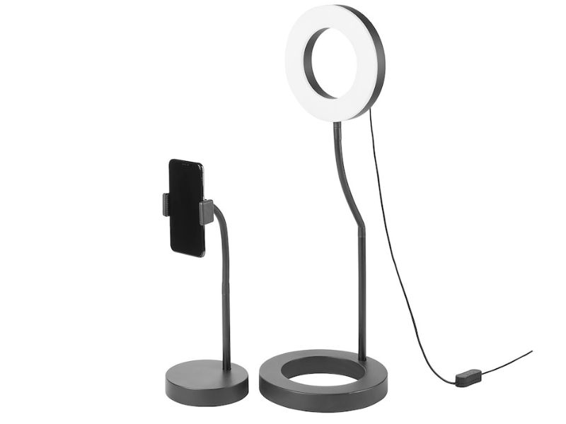 IKEA Ring Lamp With Phone Holder