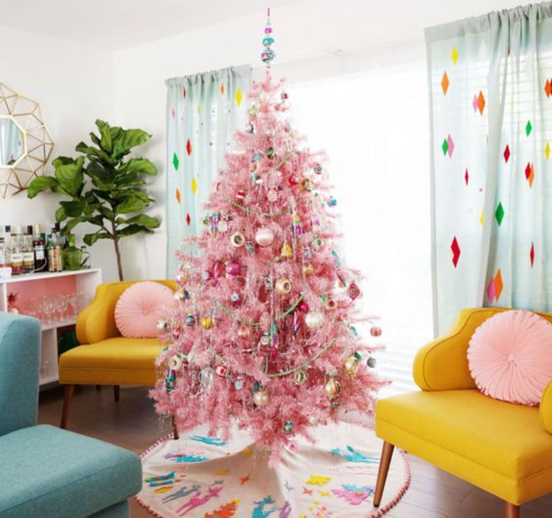 Pink Christmas Aesthetic Ideas - The Mood Guide  Pink christmas  decorations, Pink christmas, Pink christmas tree