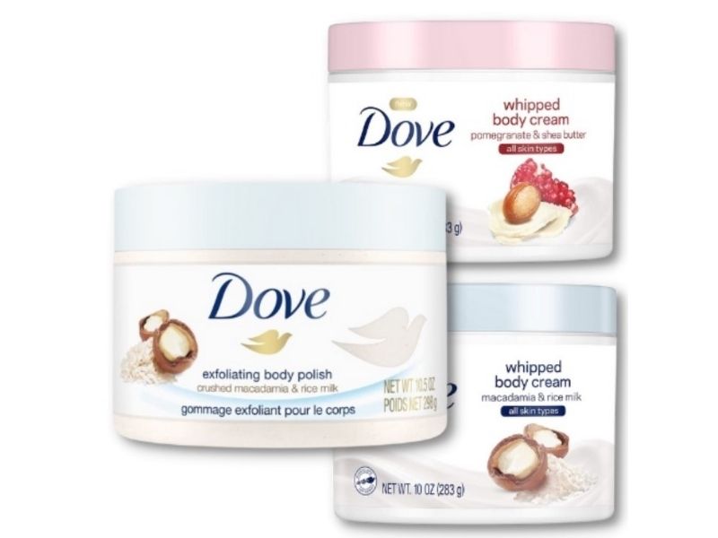 dove body scrub