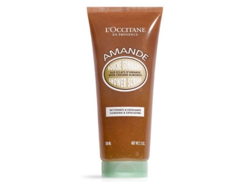 loccitane almond, best body scrub