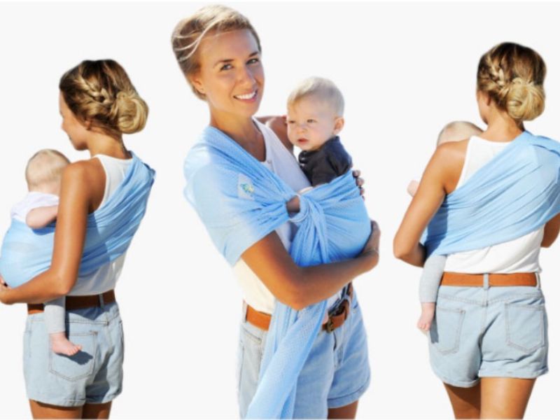 SUKKIRI Breathable Ring Sling best baby carrier