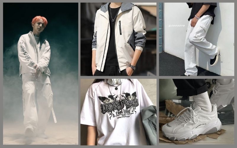 heesung, hip hop style outfit