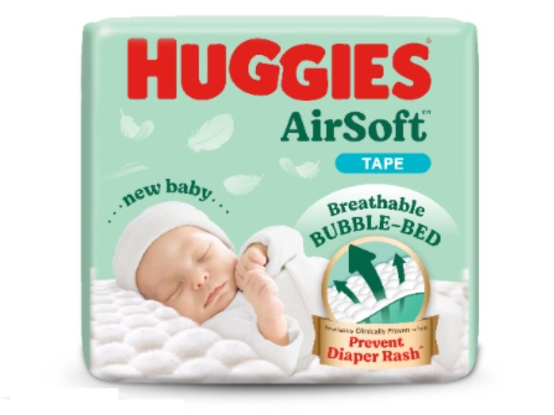 Huggies AirSoft Tape best diapers malaysia