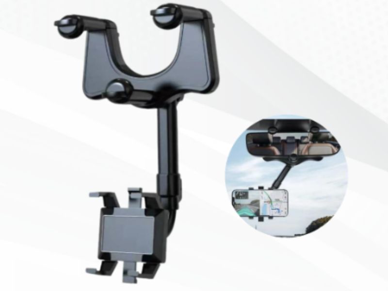 SAFECAM upgraded 360 degree car mirror phone holder best car phone holders malaysia